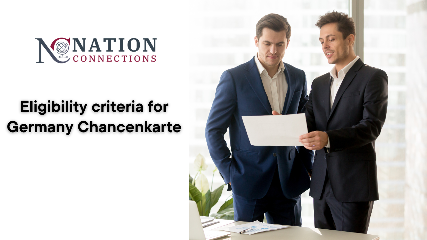 Eligibility criteria for Germany Chancenkarte