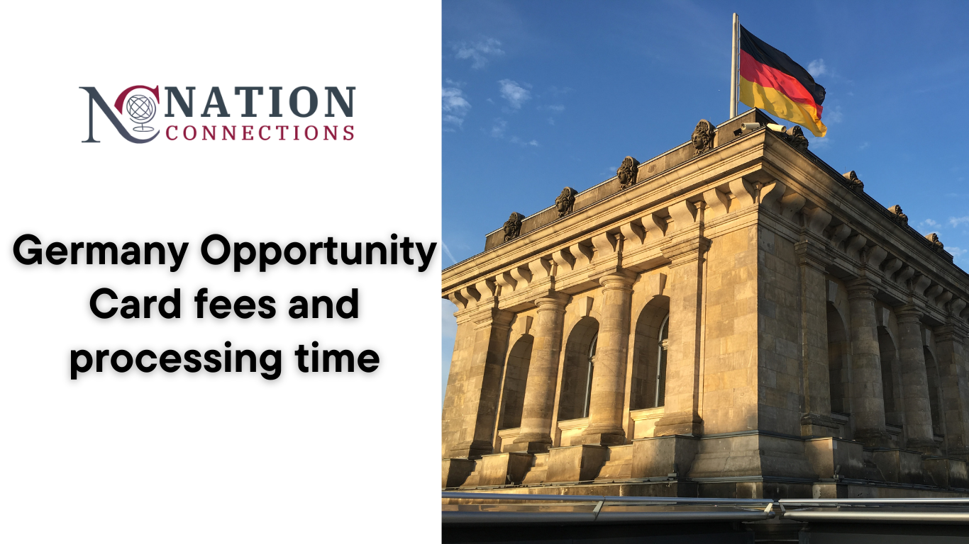 Germany Opportunity Card fees and processing time