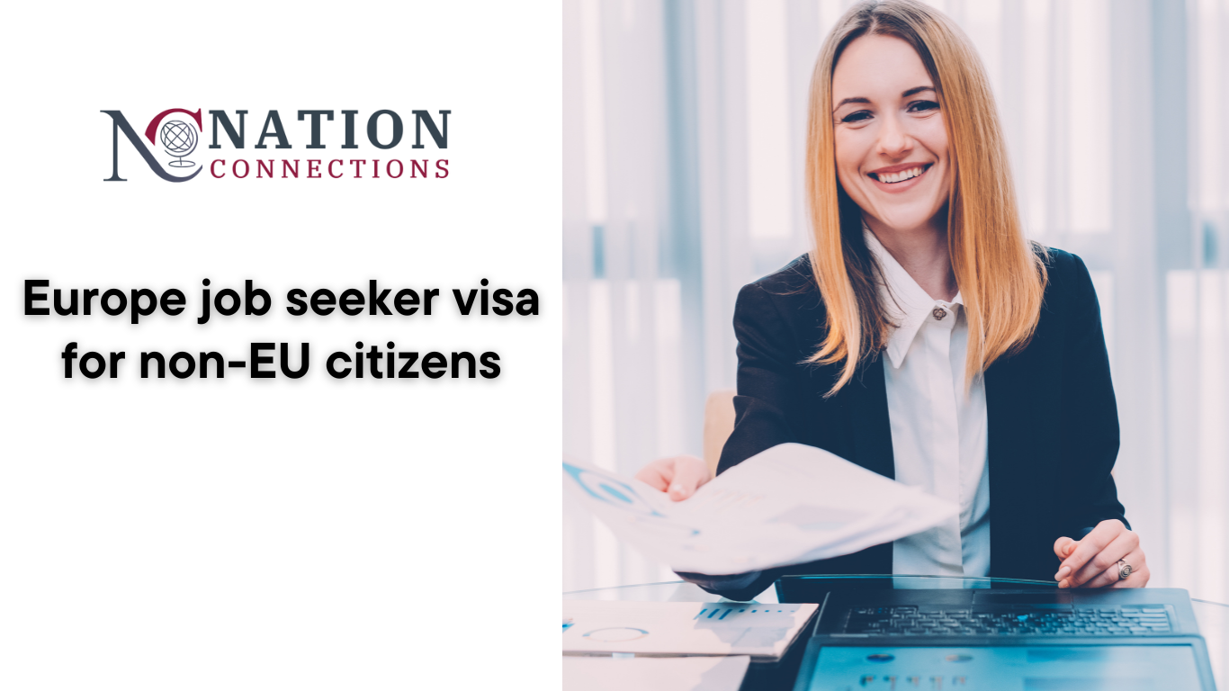 Europe job seeker visa for non-EU citizens