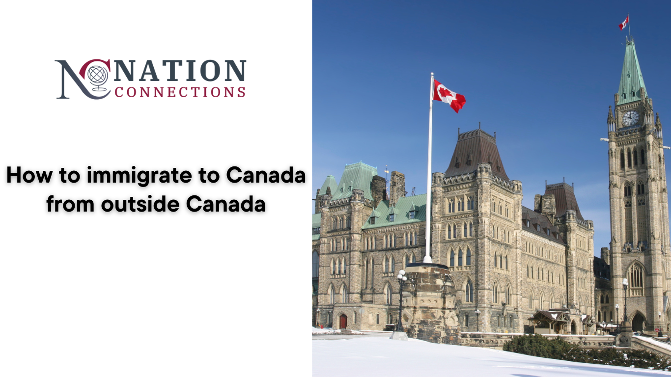How to immigrate to Canada from outside Canada
