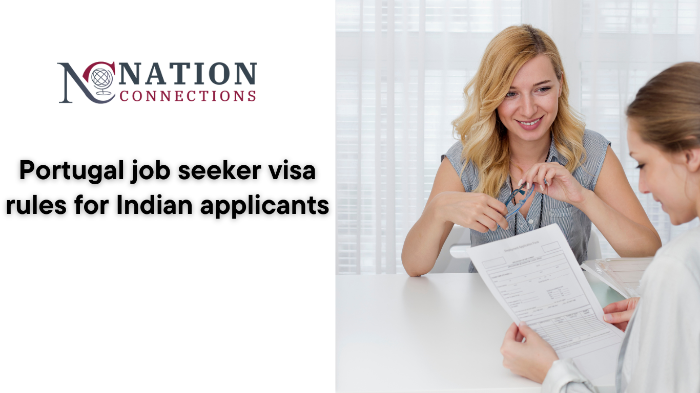 Portugal job seeker visa rules for Indian applicants