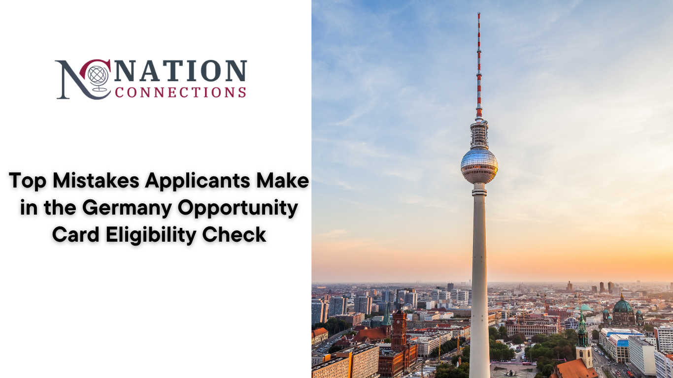 Top Mistakes Applicants Make in the Germany Opportunity Card Eligibility Check
