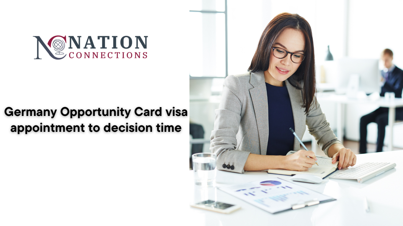 Germany Opportunity Card visa appointment to decision time
