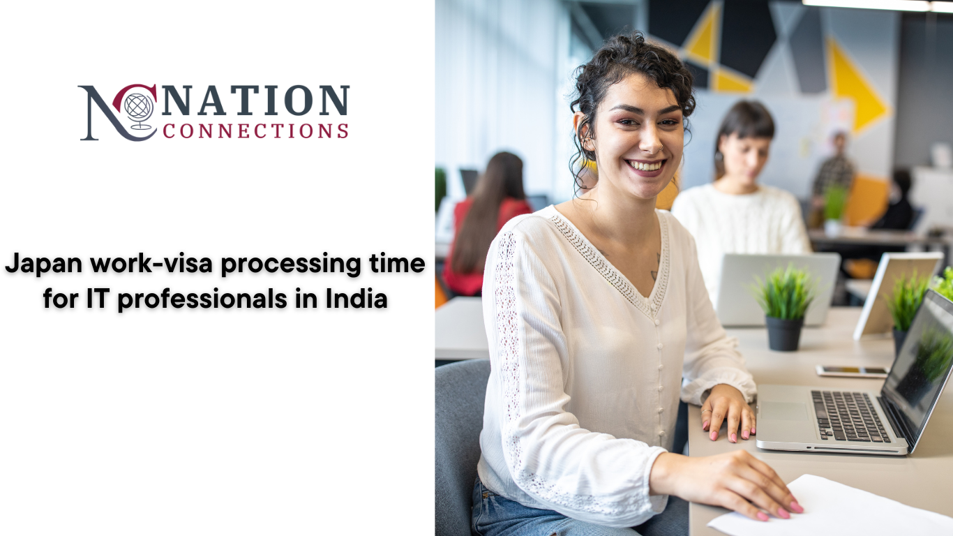 Japan work-visa processing time for IT professionals in India