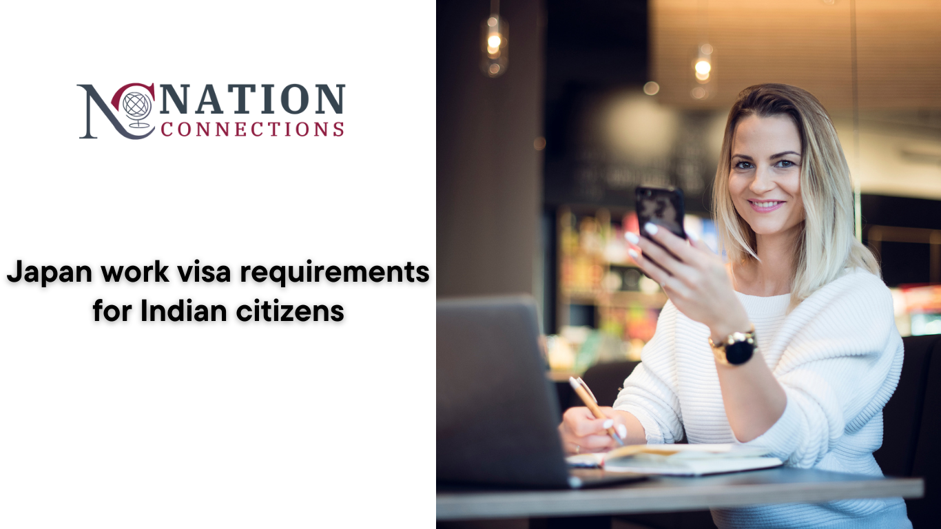 Japan work visa requirements for Indian citizens
