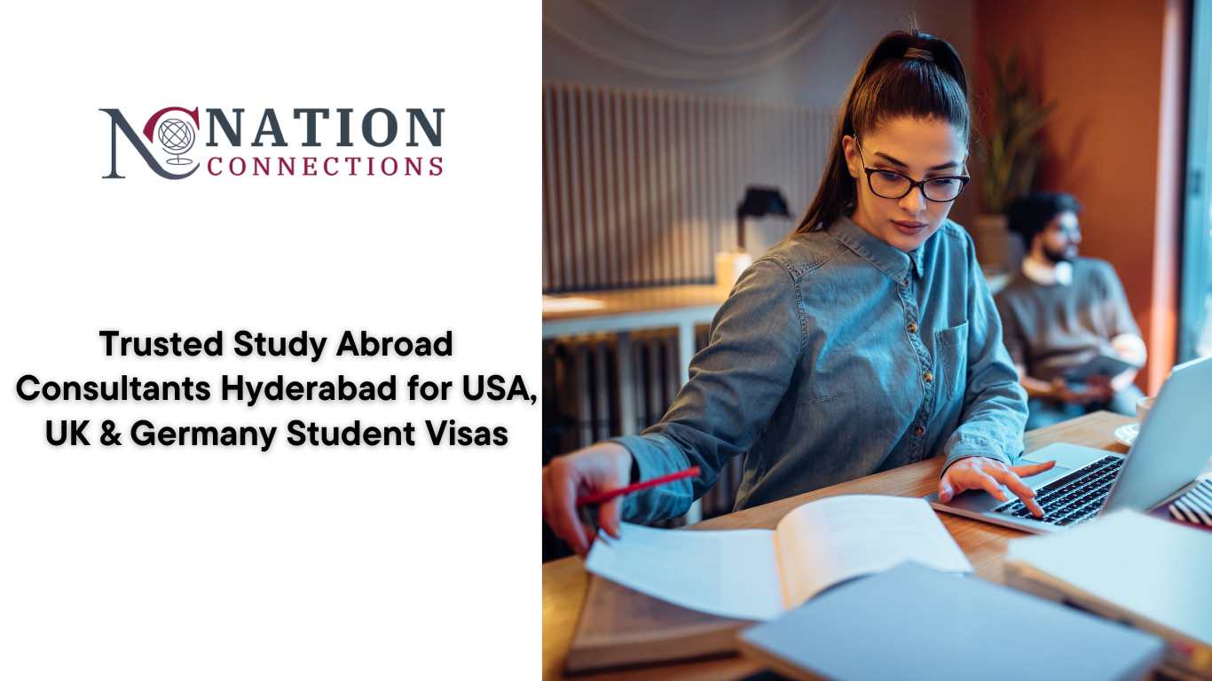 Trusted Study Abroad Consultants Hyderabad for USA, UK & Germany Student Visas